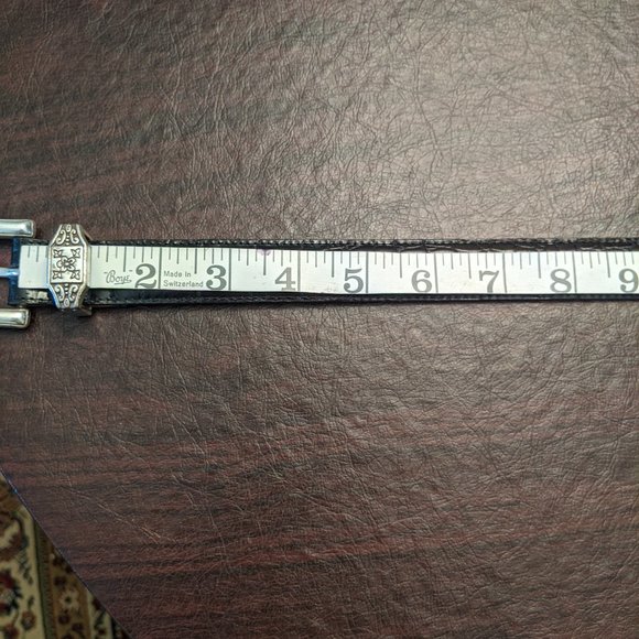 Brighton Black Embossed Belt - Picture 10 of 11